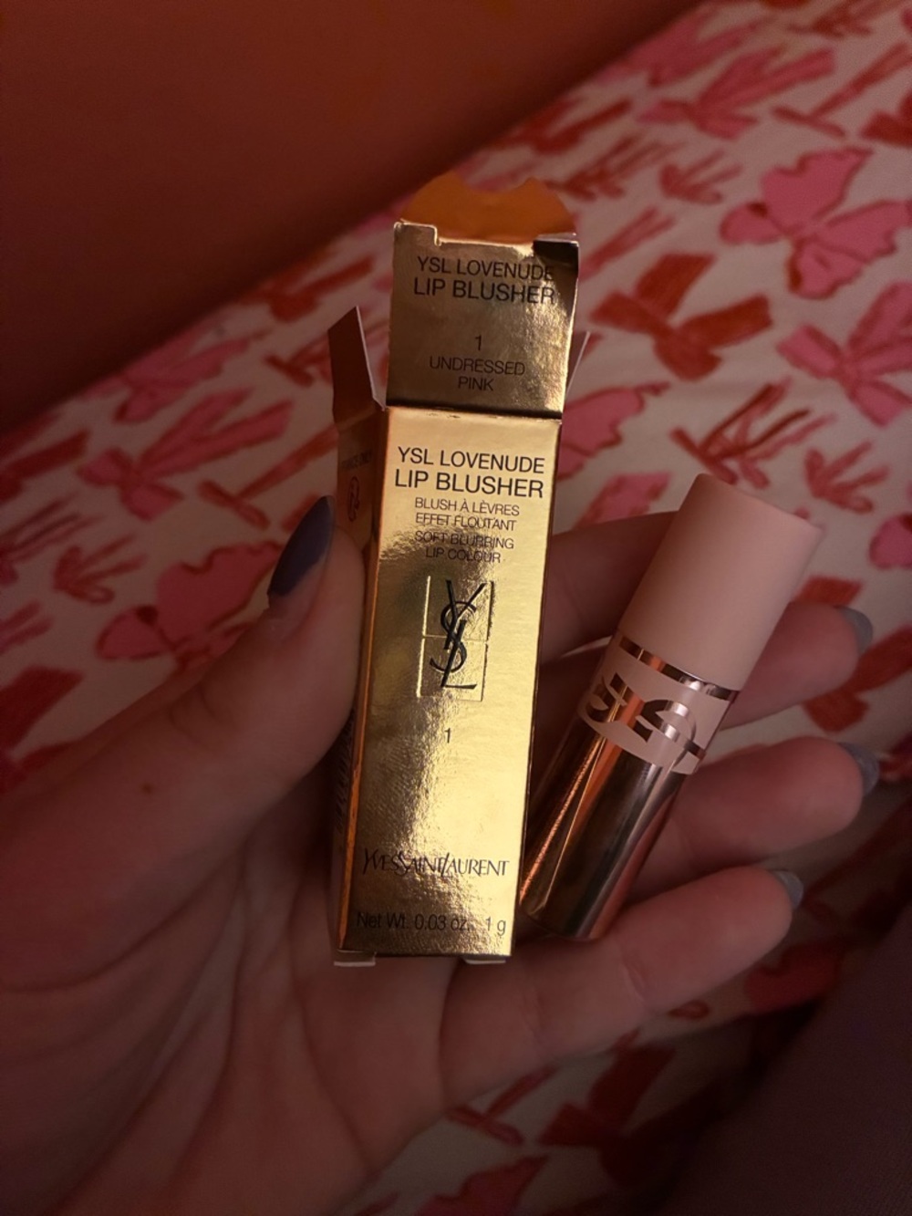 Yves Saint Laurent (YSL) LoveNude Lip Blusher Mini - Undressed Pink